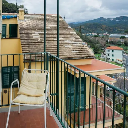 089 - Casa Cascata, Vista Mare, 400 Metri Dalla Spiaggia * Sestri Levante